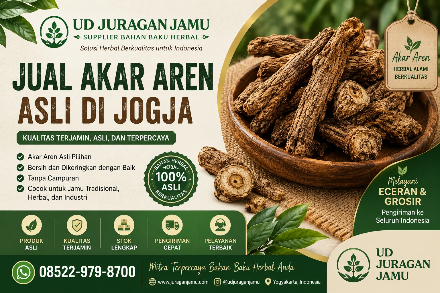 jual akar aren
