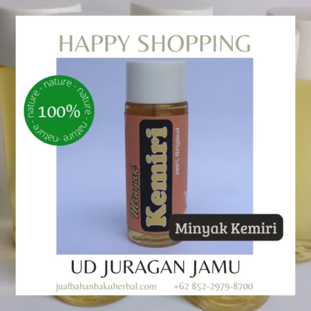 Jual Minyak Kemiri - Penumbuh Rambut Alami - Grosir di UD Juragan Jamu Jogja