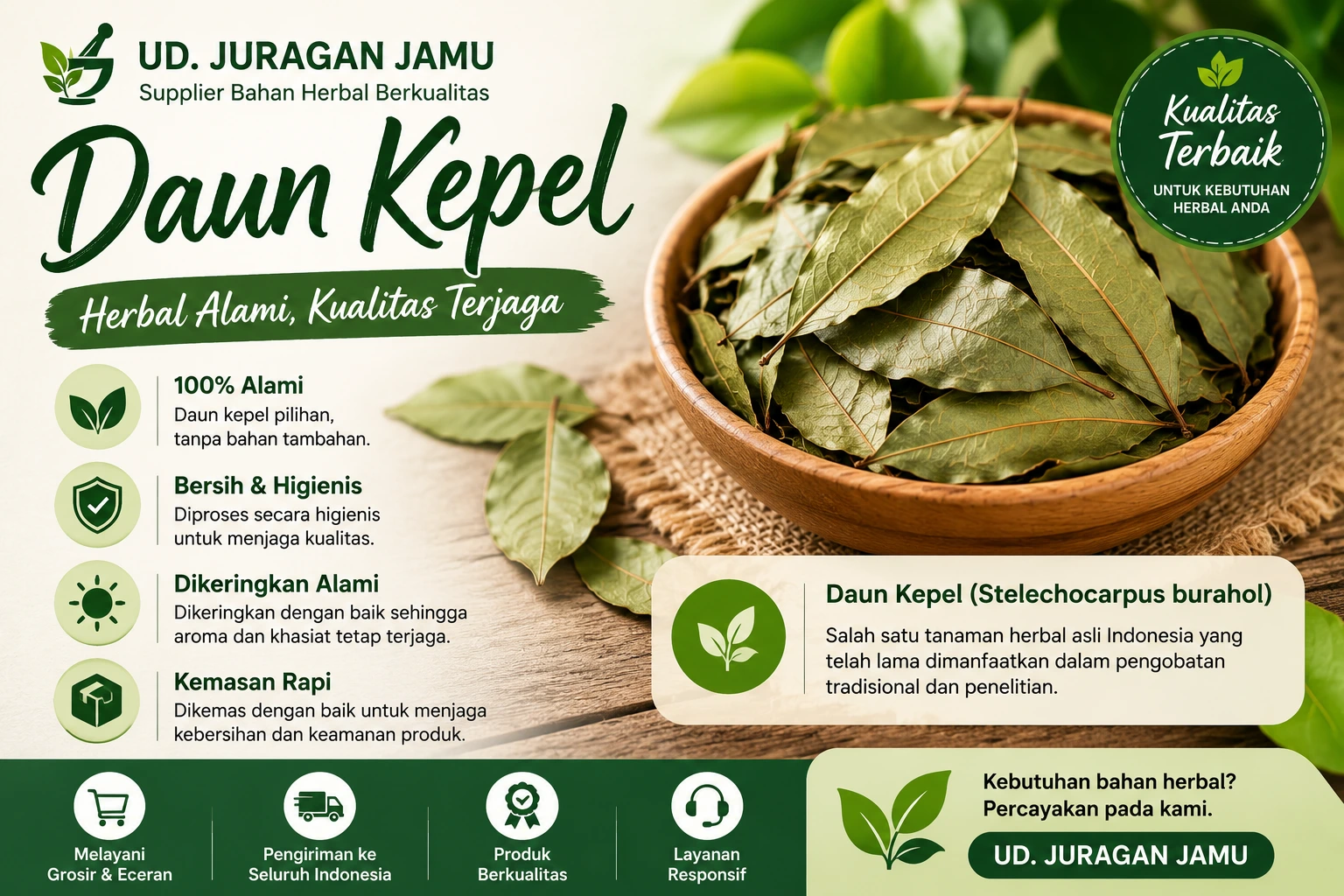 manfaat daun kepel