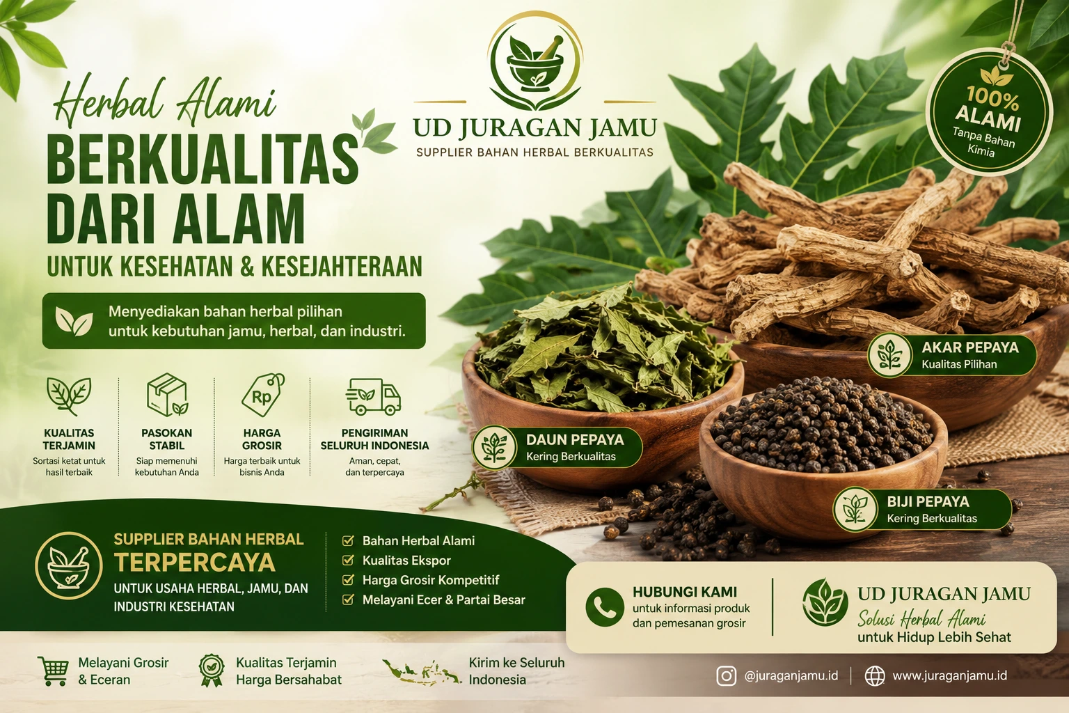 akar pepaya untuk ginjal