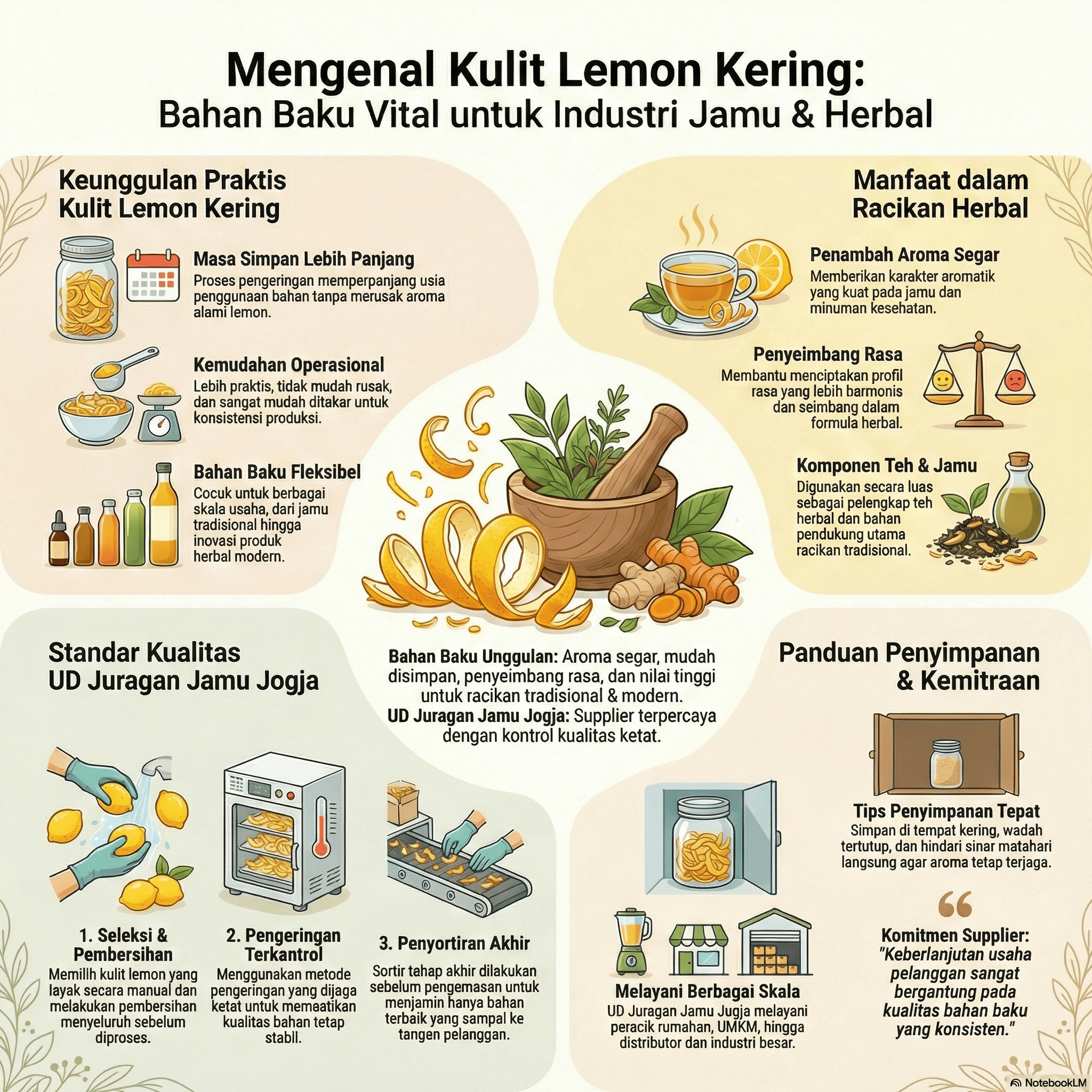 jual kulit lemon kering