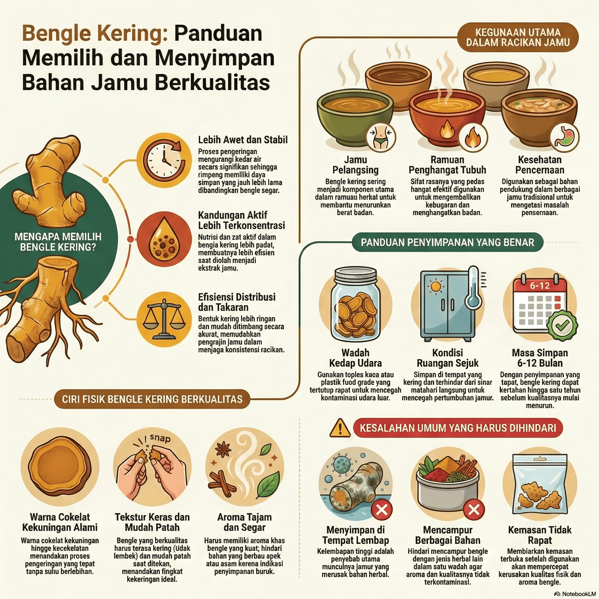 bangle kering bahan jamu