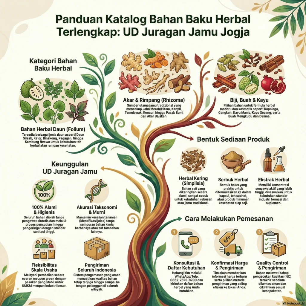 katalog bahan herbal terlengkap