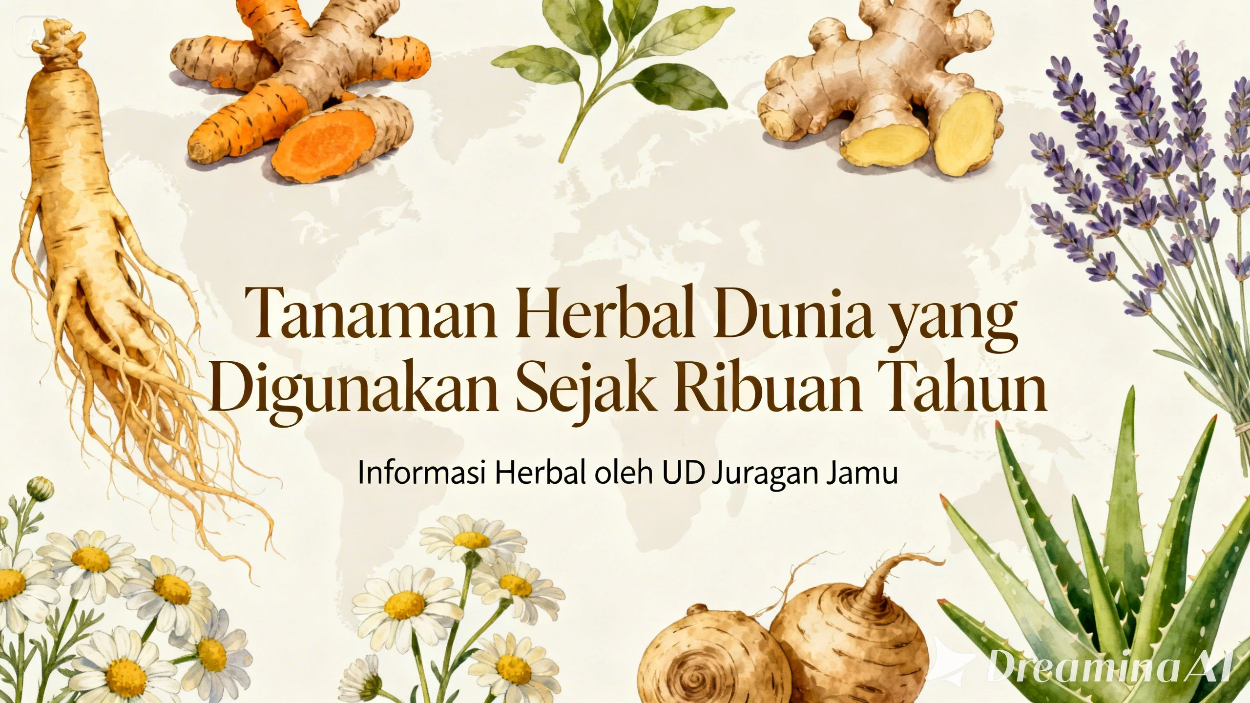 tanaman herbal dunia sejak ribuan tahun