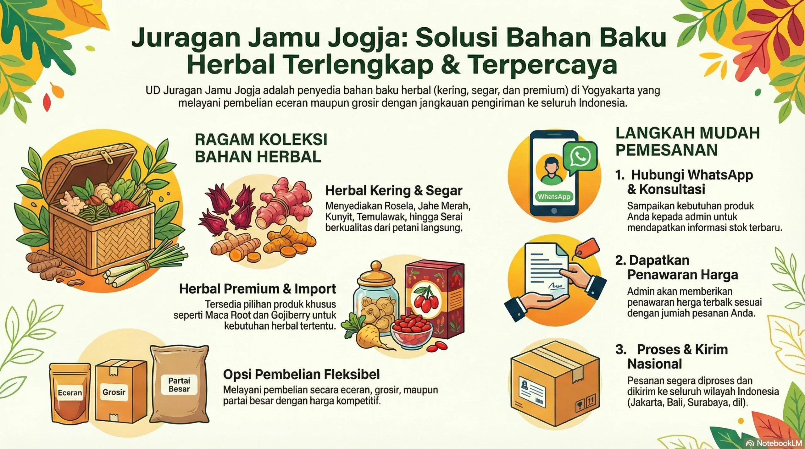 pusat bahan herbal jogja