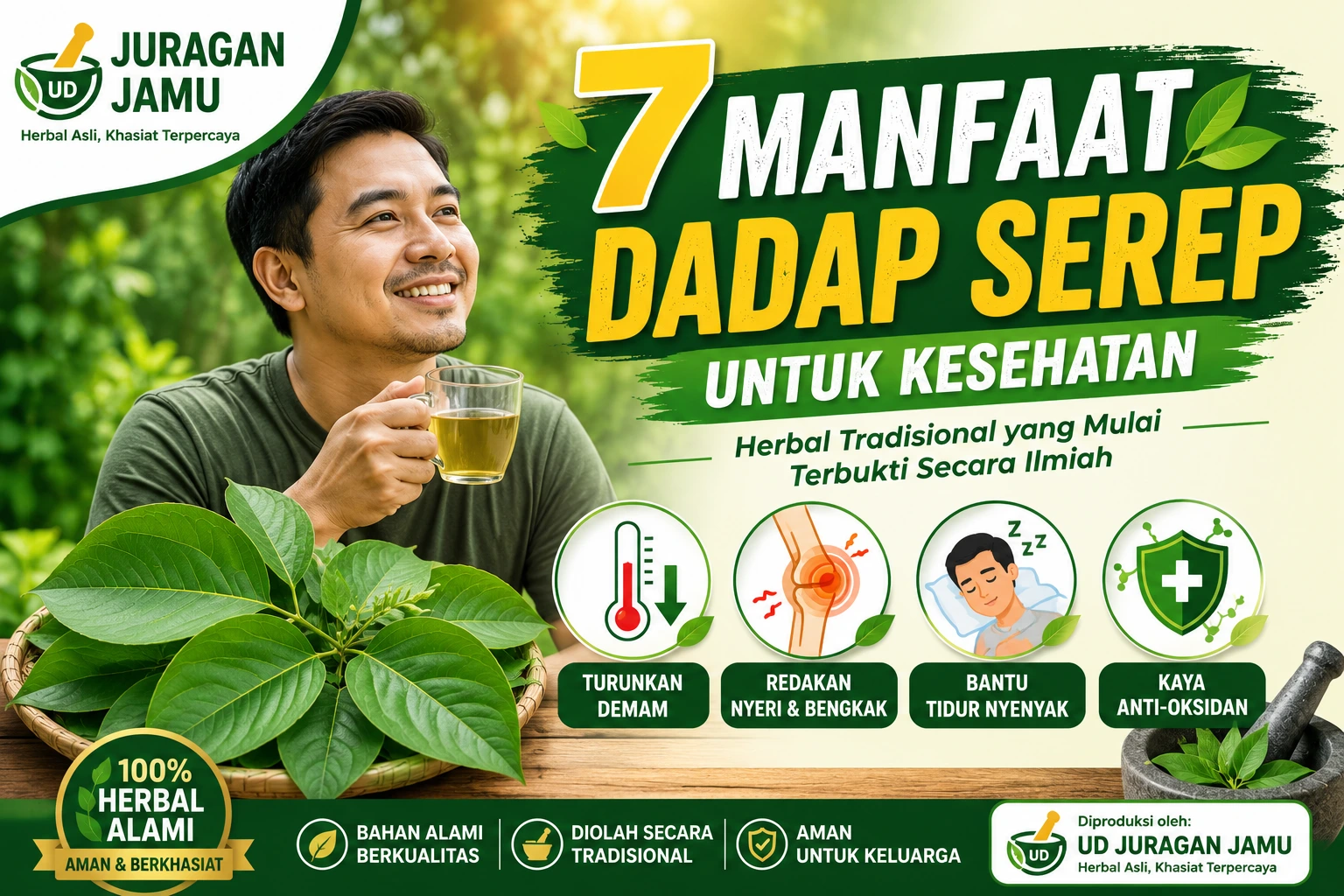 7 manfaat dadap serep